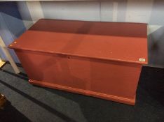 Pink blanket chest