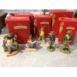 Five boxed Royal Doulton Bunnykins figures