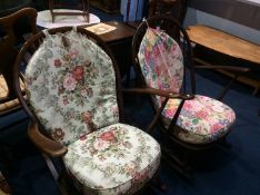 Pair of Ercol rocking chairs