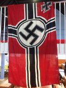 A large German Party war flag, 231cm x 142cm