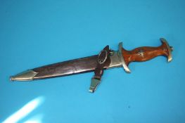 An S.A. German dagger, stamped Wilh. Kober and Co., Suhl, blade 21.5cm length