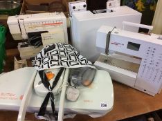 A Bernina Virtuosa 160 sewing machine, a Brother sewing machine and an Ultra Compact Press (3)