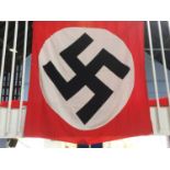 An eight eyelet German Recognition flag, 135cm x 145cm