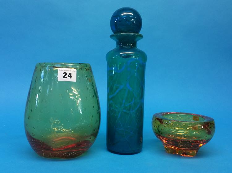 A Mdina vase and two Whitefriars vases - Image 4 of 4