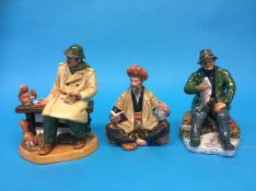 Three Royal Doulton figures to include 'Omar Khayy