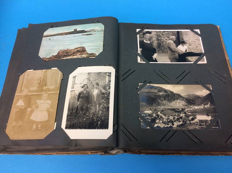 A postcard album and contents and an Edwardian pho - Image 12 of 16