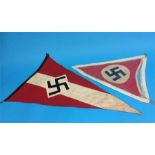 A Hitler Youth pendant and one other