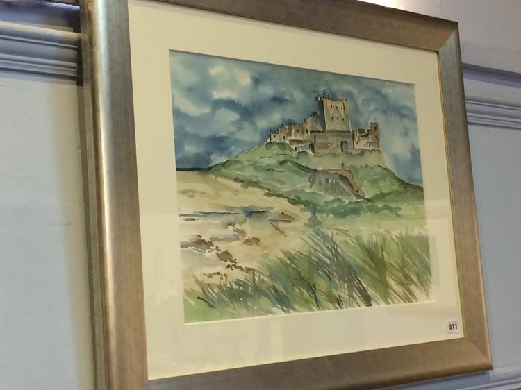 Kirsty Maxwell, watercolour, signed, 'View of Bamb - Image 6 of 10