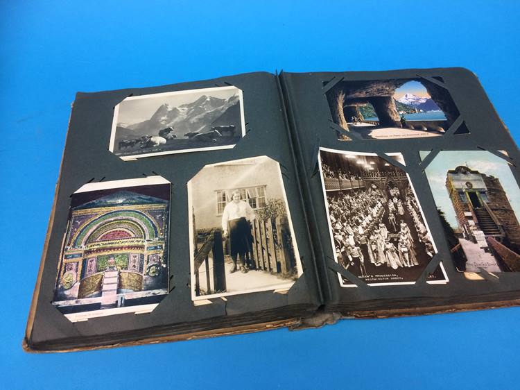 A postcard album and contents and an Edwardian pho - Image 2 of 16