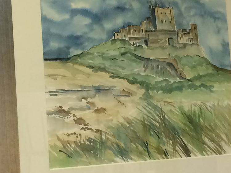 Kirsty Maxwell, watercolour, signed, 'View of Bamb - Image 2 of 10