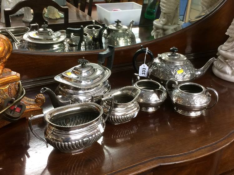 Quantity of silver plated wares