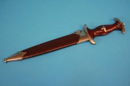 A German S.A. dagger, blade stamped R.Z.M., M7/36, blade 22cm length