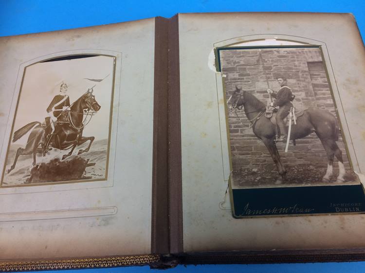 Two Edwardian photo albums - Image 2 of 5