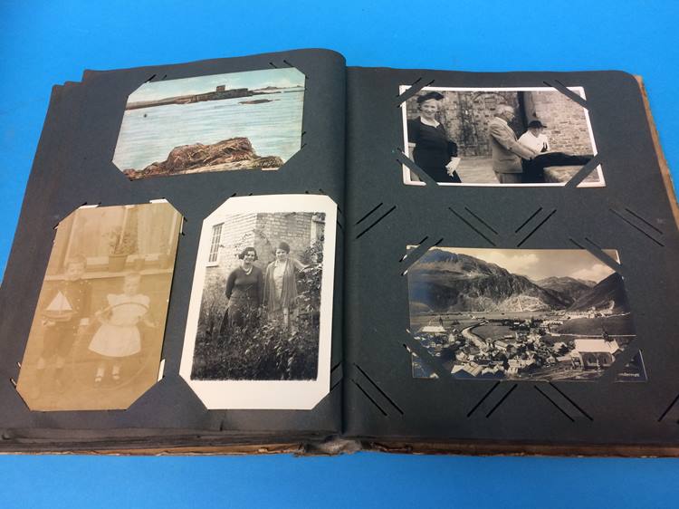 A postcard album and contents and an Edwardian pho - Image 4 of 16