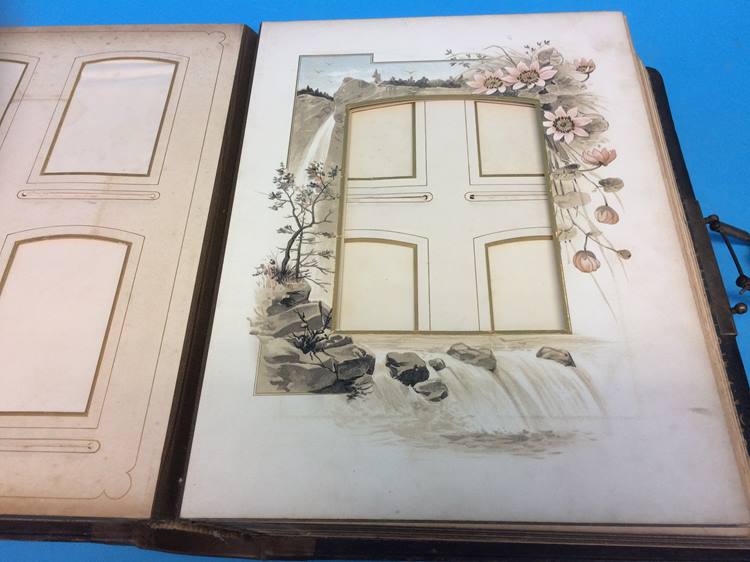 A postcard album and contents and an Edwardian pho - Image 6 of 16