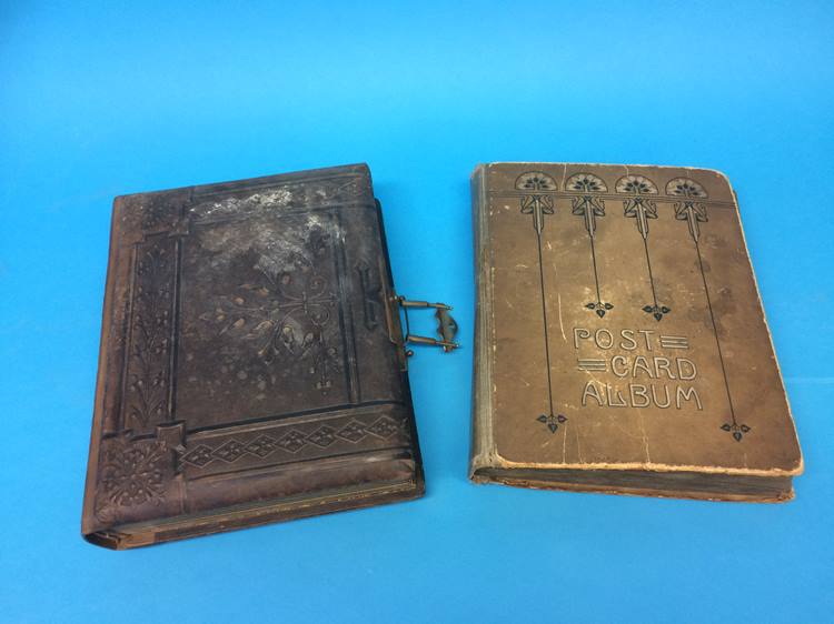 A postcard album and contents and an Edwardian pho - Image 9 of 16