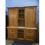 A large Barker and Stonehouse fitted kitchen dresser, 197cm length, 224cm height