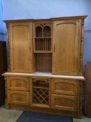 A large Barker and Stonehouse fitted kitchen dresser, 197cm length, 224cm height