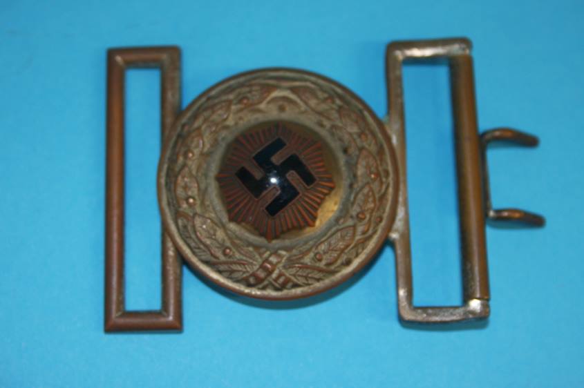 A rare Reichsluftschutzbund (RLB) General's buckle, with central Swastika - Image 2 of 6