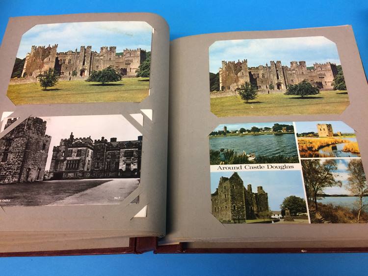 Two postcard albums and contents, mostly geographi - Image 3 of 8