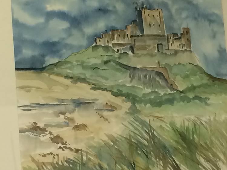 Kirsty Maxwell, watercolour, signed, 'View of Bamb - Image 3 of 10