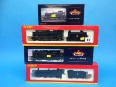 Two boxed Hornby 00 gauge locomotives and two boxe