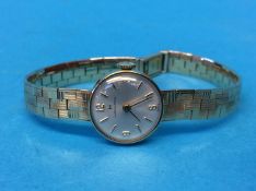 A boxed Ladies 9ct gold Hamilton wristwatch