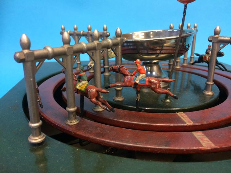 A French mechanical horse racing game - Image 3 of 6