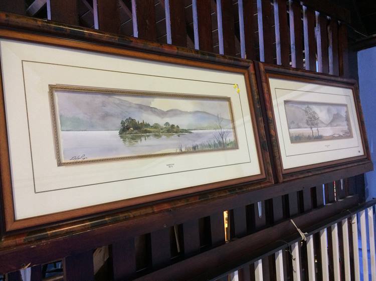 Digby Page, pair, watercolours, signed, 'Grasmere