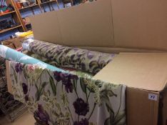 Large quantity of good quality fabric rolls