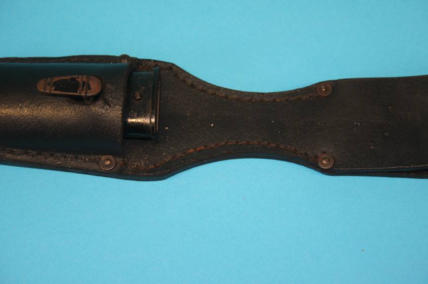 A German Fire Department dress bayonet, ribbed bakelite grip, stamped Gustav Spitzer Solingen, blade - Image 12 of 12