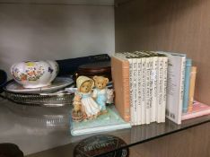 Twelve Beatrix Potter books etc.