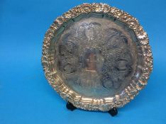 A silver tray, William Hutton and Sons, London 1904, 37.4 oz