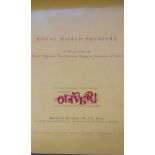 Autograph, signed by Lionel Bart, Ron Moody, Olive