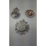 Three Silver Fobs, Two with Chester Hallmark