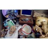 Paper Mache Box, Costume Jewellery and other items