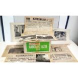 Vintage 35mm Slide Projector together with Newspap