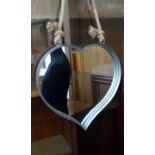 Heart Shaped Wall Mirror