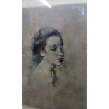 Pietro Annigoni 'Juanita' signed in pencil Limited