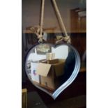 Heart Shaped Wall Mirror