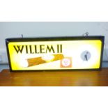 Willem II Cigar Advertising Sign in working order