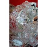 Good Lot of Cut Glass Crystal, Dressing Table Bott