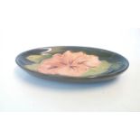 Moorcroft pin dish in the Hibiscus pattern, 11cm