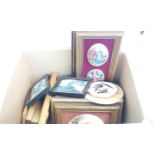 Box of porcelain plaques