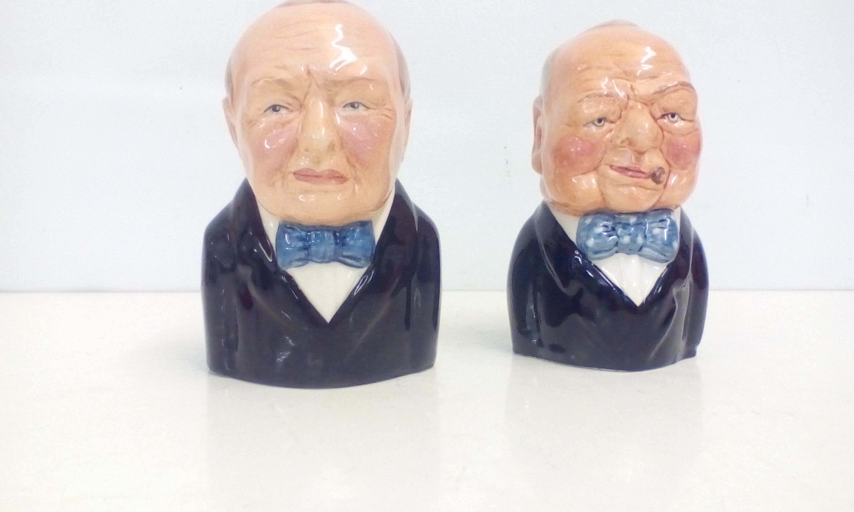 Baristow Manow Collectables character jugs, both C