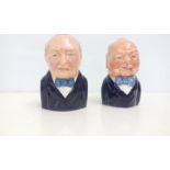 Baristow Manow Collectables character jugs, both C