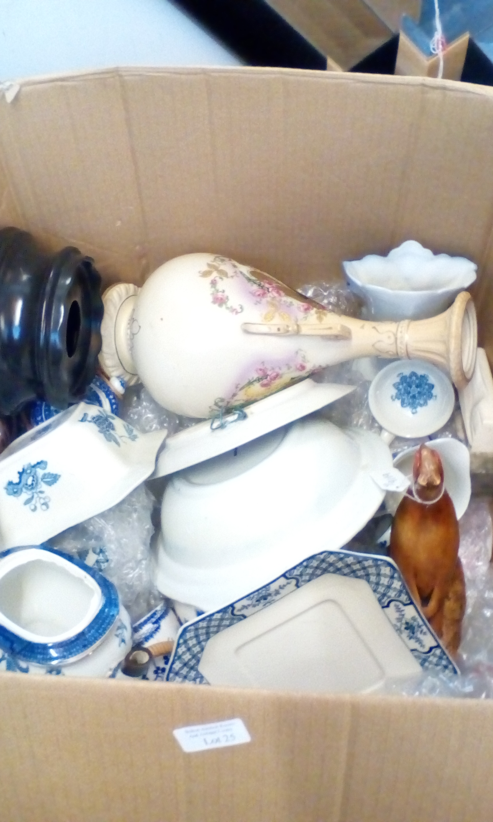 Large box of ceramics