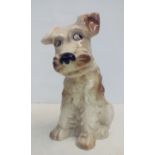 Sylvac figure of a seated Terrier, height 28cm