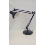 Alba anglepoise lamp, 78cm extended