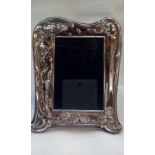 Silver framed photo frame 21x16cm